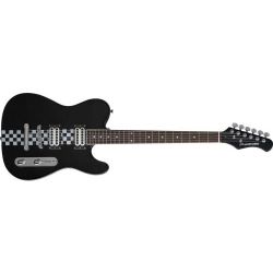 STAGG E-Gitarre, NITRO, schwarz